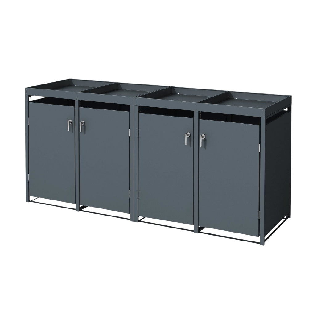 Meuble de rangement pour cuisine en métal - 150 x 40 x 80