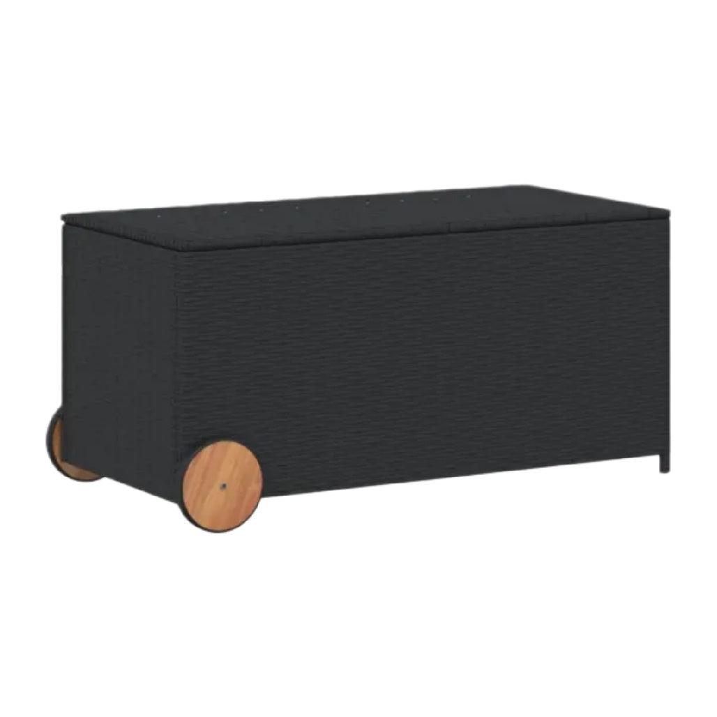 Coffre de rangement mobile en plastique pour intérieur - 90 x 45 x 45