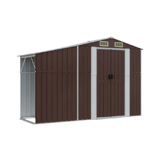 Abri de jardin en métal pour stockage extérieur - 300 x 120 x 180