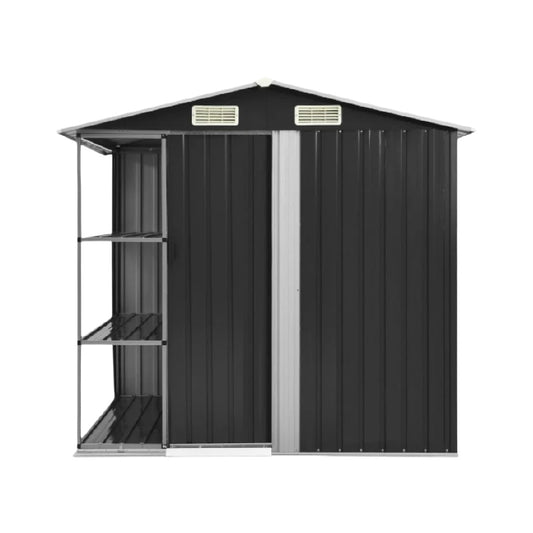 Abri de jardin en acier galvanisé pour rangement extérieur - 120 x 90 x 200