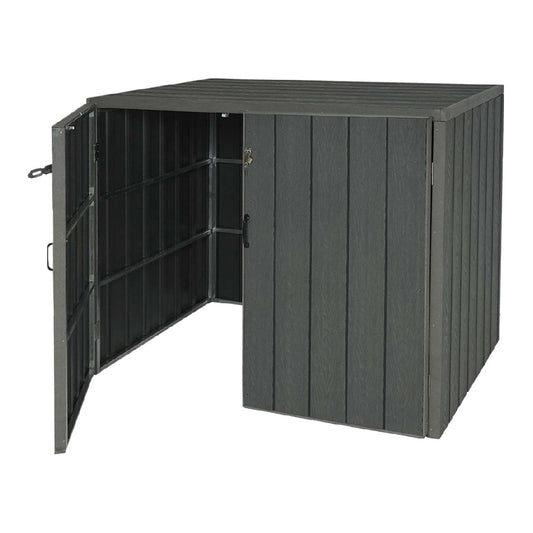 Abri de jardin pour rangement extérieur en résine - 120 x 80 x 90