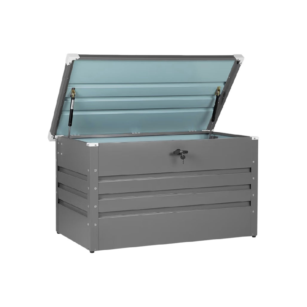 Coffre de rangement pour extérieur en métal - 120 x 50 x 60